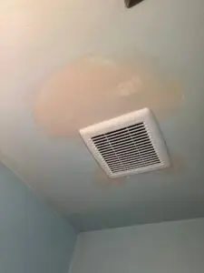 Bathroom Exhaust Fan Replacement and Drywall Repair in Fresno