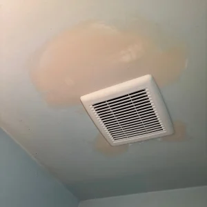 Bathroom Exhaust Fan Replacement and Drywall Repair in Fresno